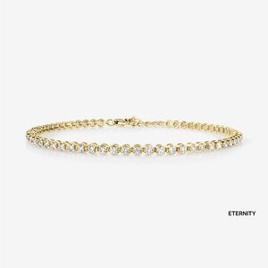 Ring Concierge Diamond Tennis Bracelet 14k Yellow Gold